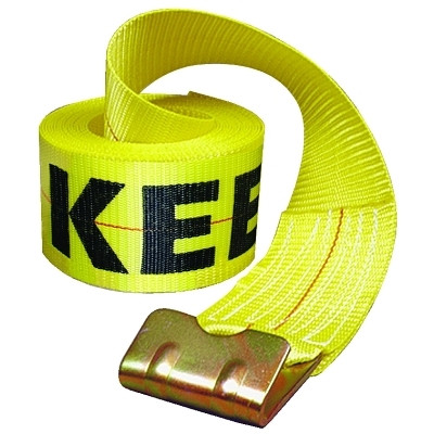 Keeper® Winch Strap, 30'x4" 15,000 lbs w/Flat Hook