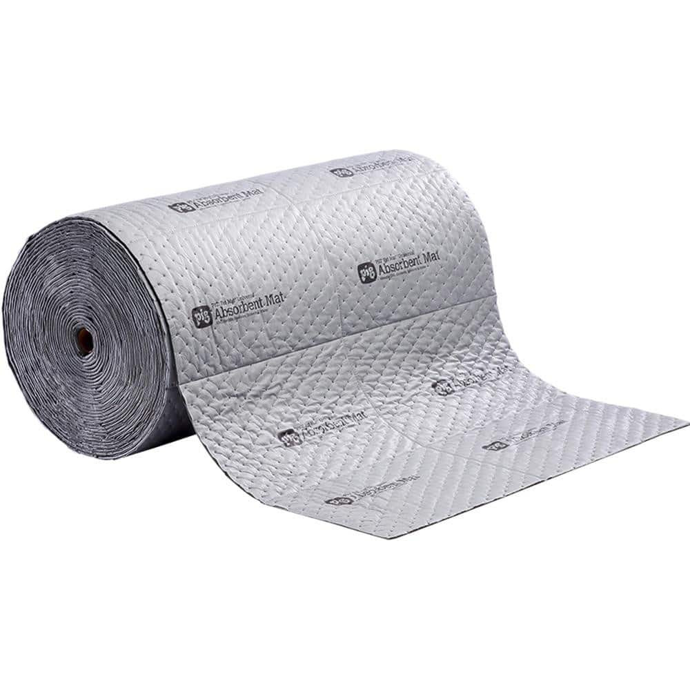 New Pig MAT2102 Pads, Rolls & Mats; Product Type: Roll ; Application: Universal ; Overall Length (Feet): 75.00 ; Total Package Absorption Capacity: 40gal ; Material: Polypropylene ; Fluids Absorbed: Oil; Coolants; Solvents; Water; Universal