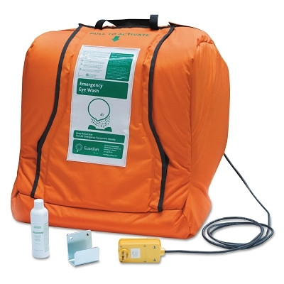 Guardian Equipment AquaGuard Gravity-Flow Eye Wash Unit, 16 gal