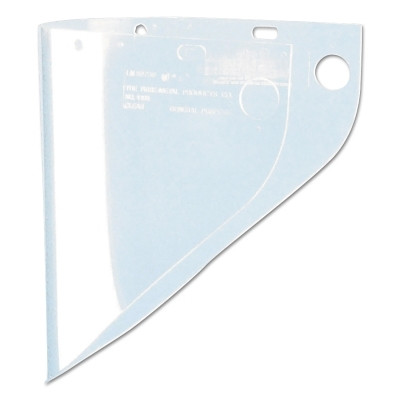 PIP Global Safety Fibre-Metal® by PIP High Performance® Faceshield Window, Uncoated, Clear, Extended View, 19 in L x 9-3/4 in H