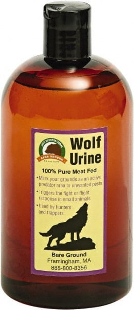 Bare Ground Solutions WU-16 16oz Bottle of Wolf Urine Predator Scent to repel unwanted animals