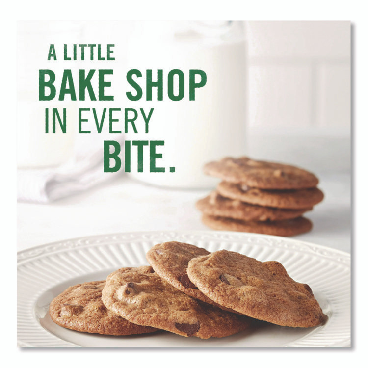 MONDELEZ INTERNATIONAL TATE'S BAKE SHOP 07134 Chocolate Chip Cookies Snack Packs, 1 oz Pack, 2 Cookies/Pack, 8 Packs/Box, 2 Boxes/Carton