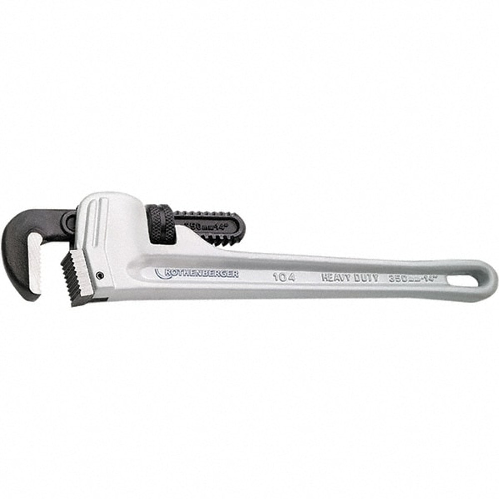 Rothenberger 70161 Cast Aluminum Pipe Wrench: 18" OAL, Aluminum