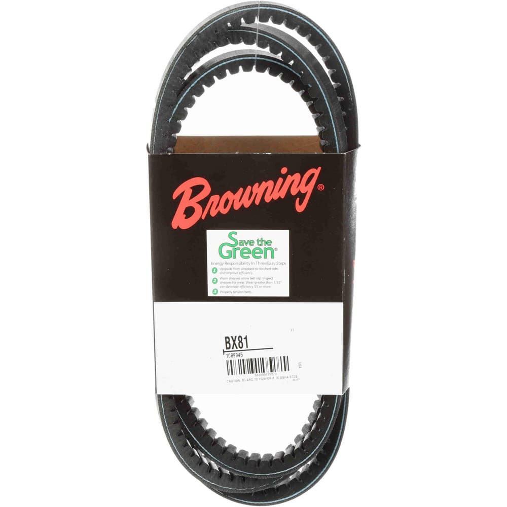 Browning 1089945 V-Belt: Section BX, 84" Outside Length, 21/32" Belt Width