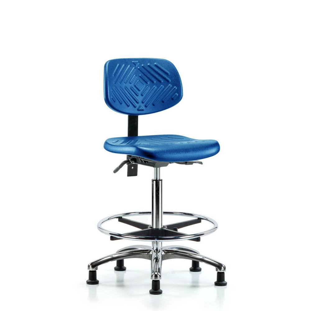 Blue Ridge Ergonomics MSC44759 Task Chair: Polyurethane, Blue