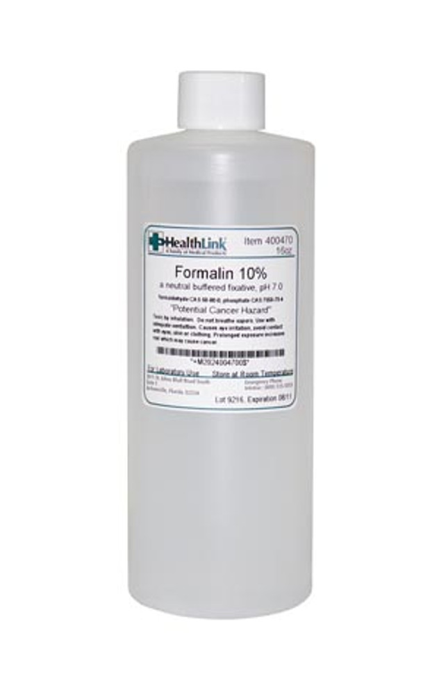 EDM3 Company LLC  400470 Formalin, 10%, Buffered, 16 oz (Item is Non-Returnable) (US Only) 