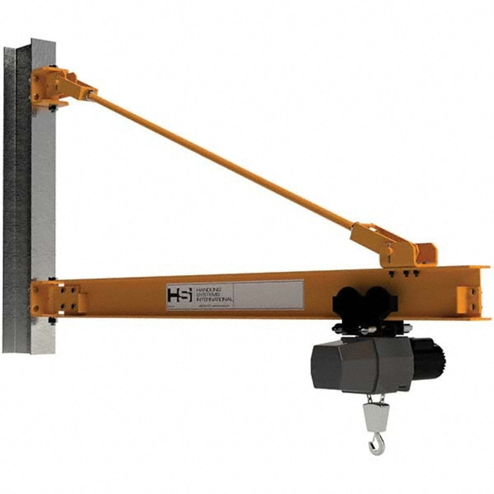 Handling Systems International 311-1-16 Jib Crane: Wall Mount, 1,000 lb Limit, 360 ° Rotation