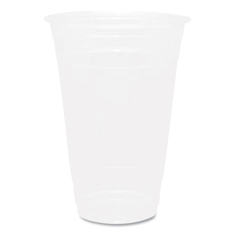KARAT BY LOLLICUP CKC20 PET Plastic Cups, 20 oz, Clear, 1,000/Carton
