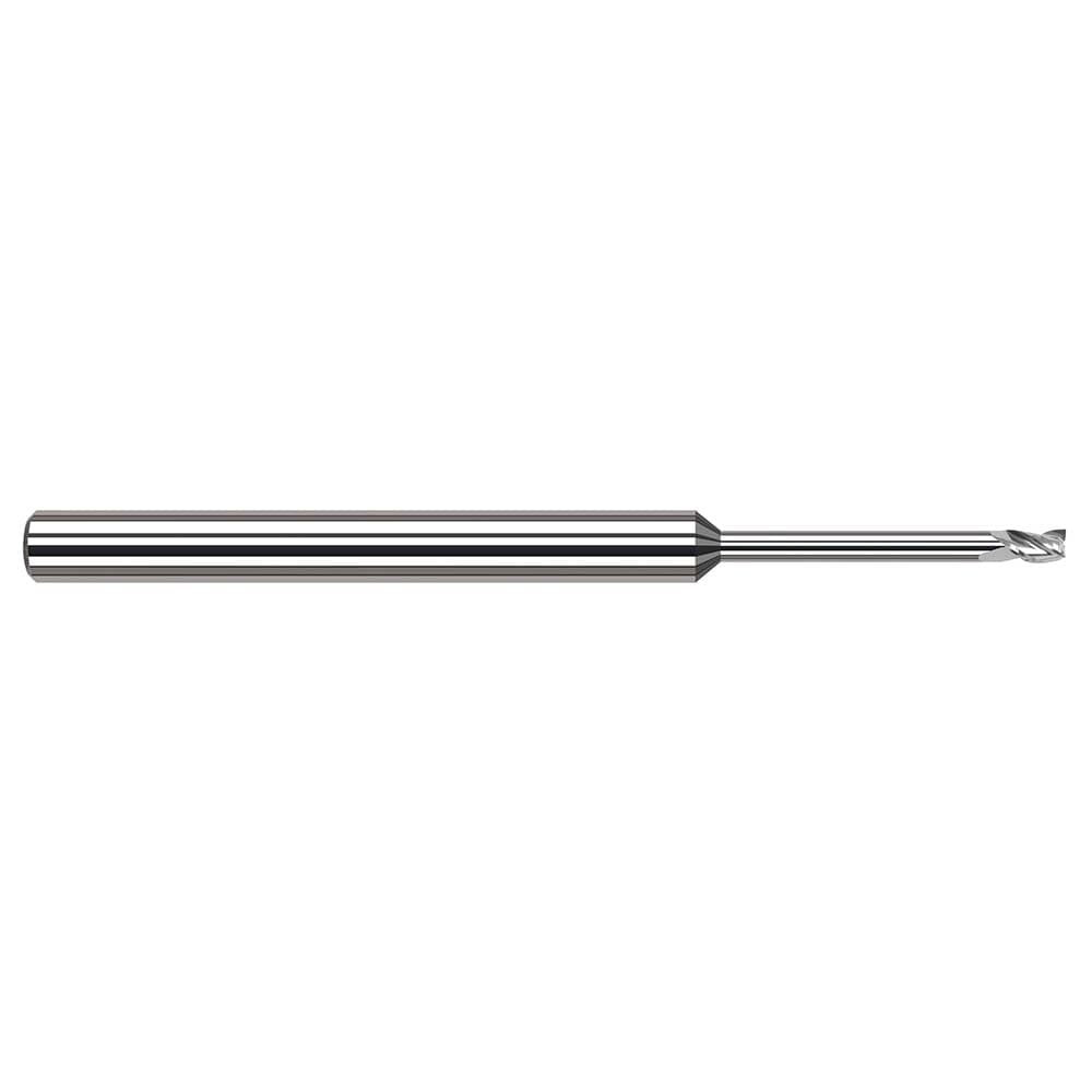 Harvey Tool 789193 Square End Mills; Mill Diameter (Decimal Inch): 0.0930 ; Number Of Flutes: 4 ; End Mill Material: Solid Carbide ; End Type: Single ; Coating/Finish: Uncoated ; Overall Length (Inch): 2-1/2