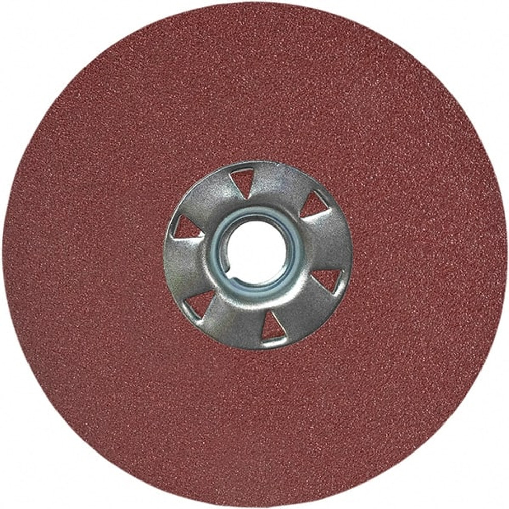 VSM 72537 Fiber Disc: 5" Disc Dia, 7/8" Hole, 100 Grit, Aluminum Oxide