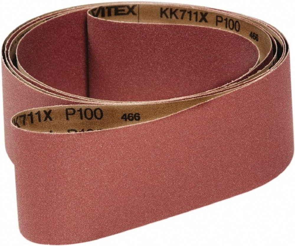 VSM 318232 Abrasive Belt: 1/4" Wide, 18" Long, 36 Grit, Aluminum Oxide