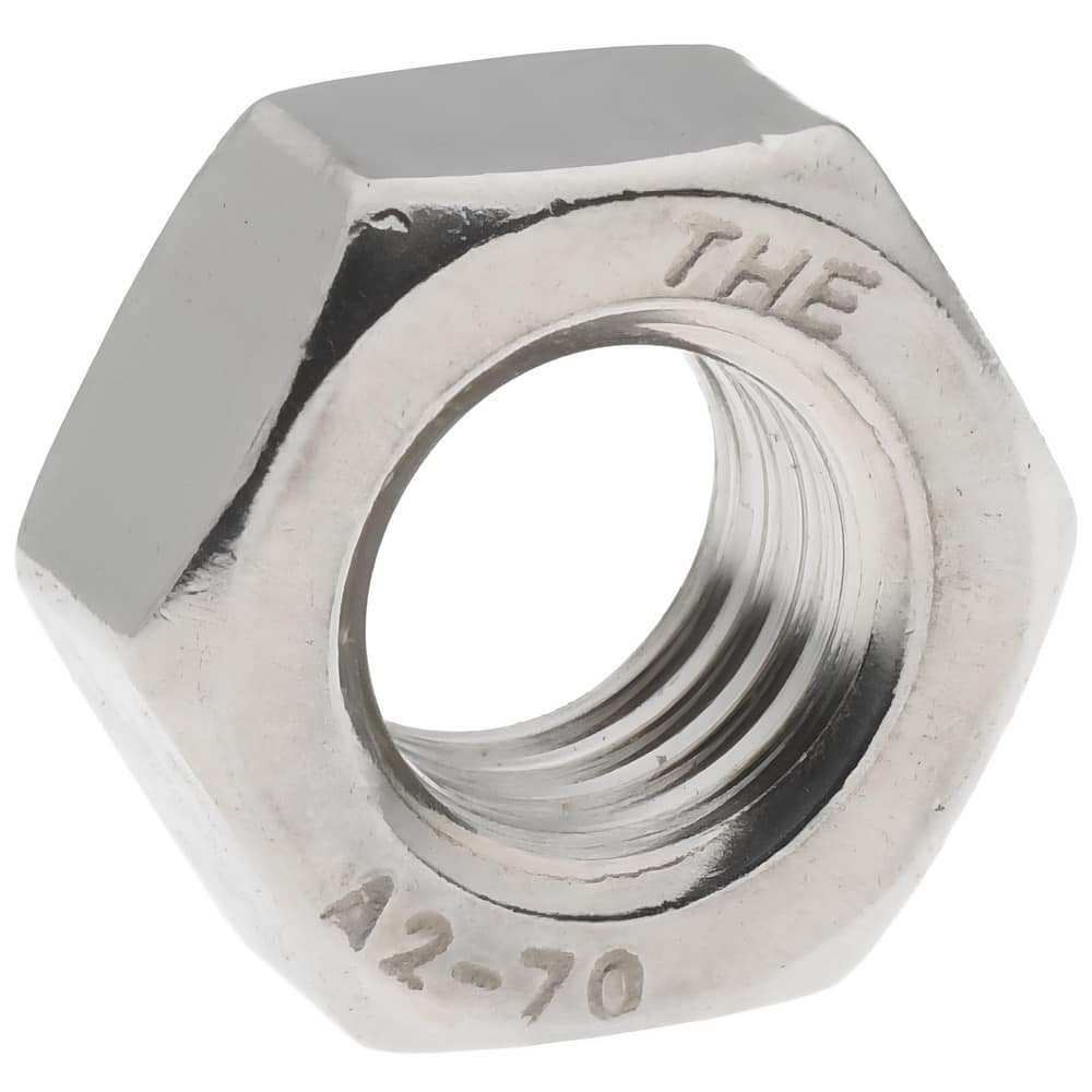 Value Collection 934-8-A2 Hex Nut: M8 x 1.25, Grade 18-8 & Austenitic Grade A2 Stainless Steel, Uncoated