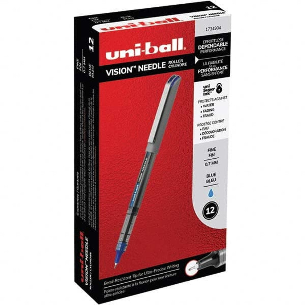 Uni-Ball 1734904 Stick Pen: 0.7 mm Tip, Blue Ink