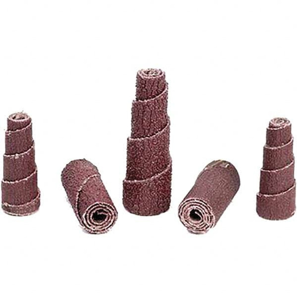 3M 7010363866 Straight Cartridge Roll: 1/4" Dia, 100 Grit, Aluminum Oxide