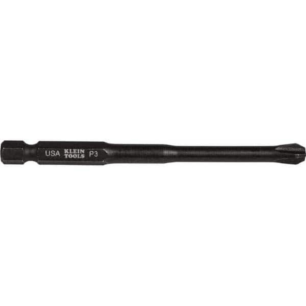 Klein Tools PH3355 Power Screwdriver Bit: #3 Phillips, 1/4" Hex Drive