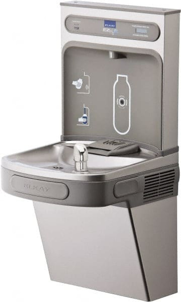 ELKAY. LZSDWSVRSK Floor Standing Water Cooler & Fountain: 8 GPH Cooling Capacity