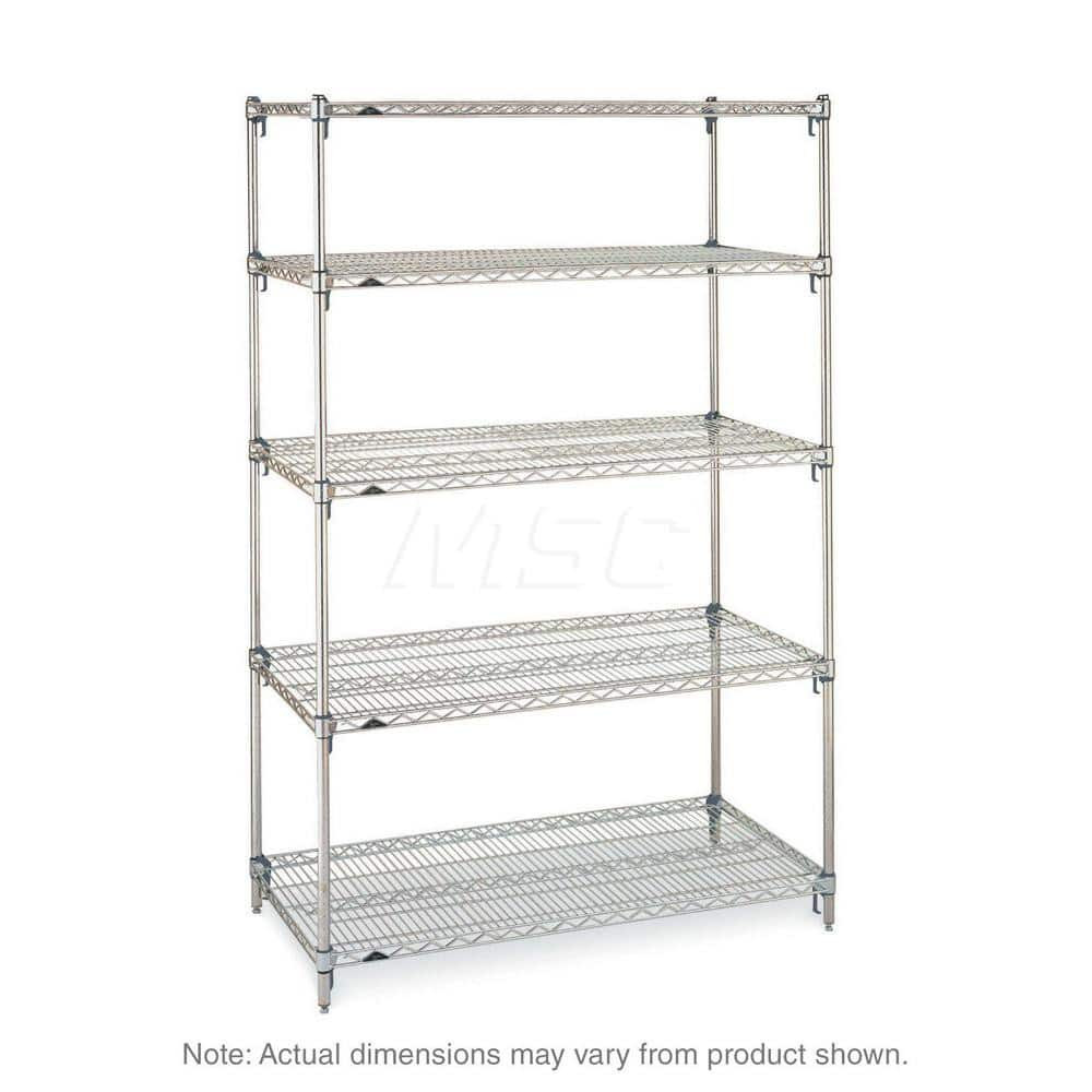 Metro 5A417C Starter Unit Wire Shelving: 5 Shelves