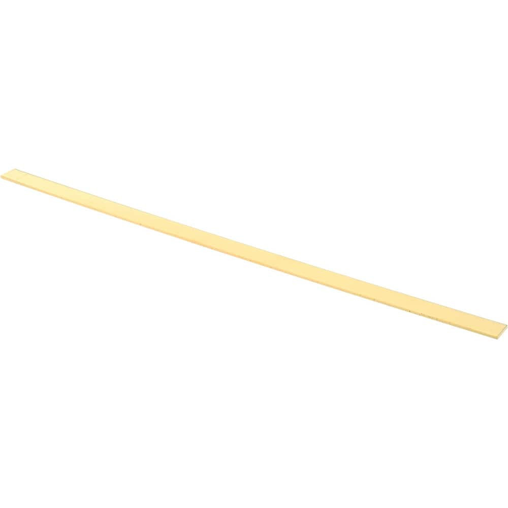 MSC 8246 0.064 Inch Thick x 1/2 Inch Wide x 12 Inch Long, Brass Strip