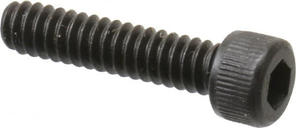 Unbrako 118808 Socket Cap Screw: #6-32, 5/8" Length Under Head, Socket Cap Head, Hex Socket Drive, Alloy Steel, Black Oxide Finish