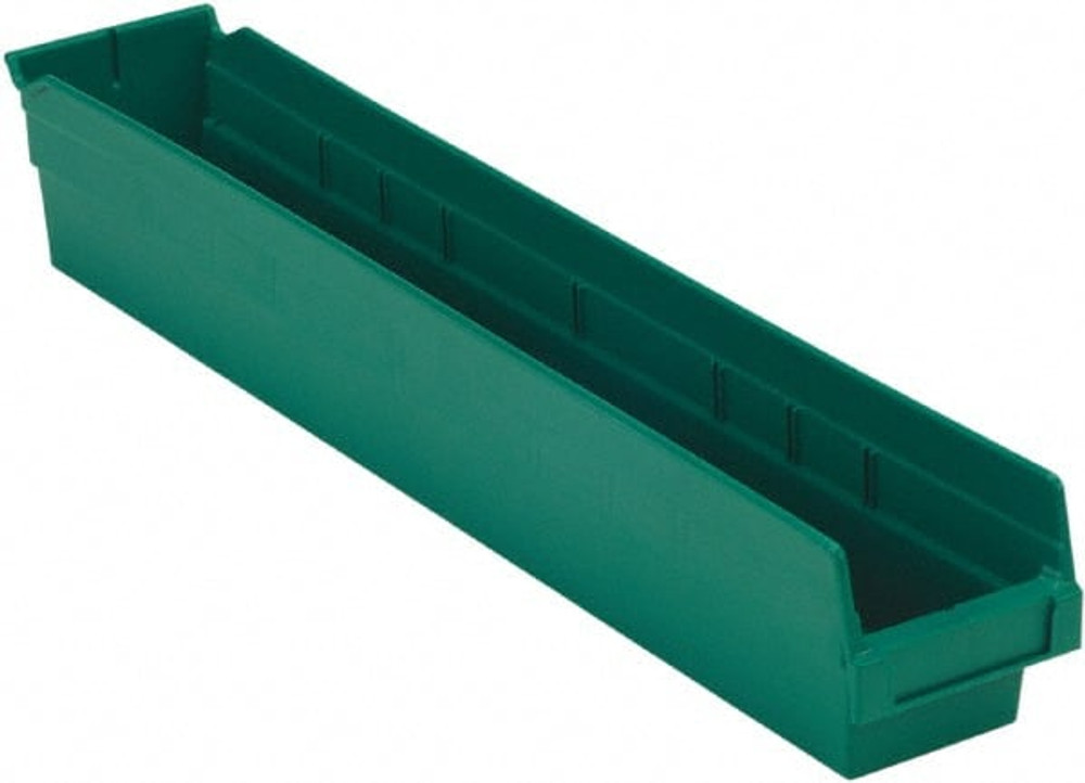LEWISBins+ SB244-4SE GRN Plastic Hopper Shelf Bin: Green