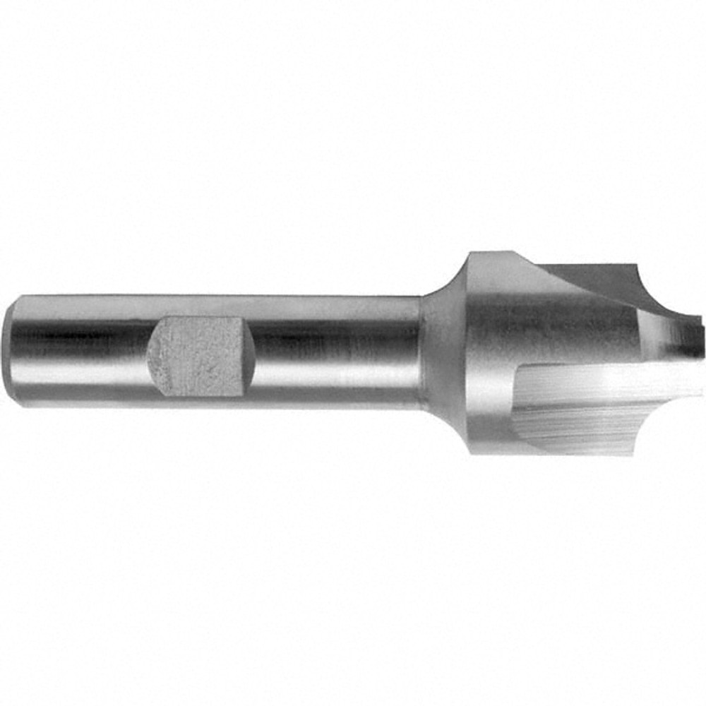 Melin Tool 12742 Corner Rounding End Mill: 9/16" Radius, 1-1/2" Diam, 3 Flutes, High Speed Steel