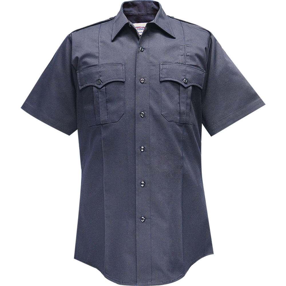 Flying Cross 85R54 76 16.0 N/A Duro Poplin Short Sleeve Shirt w/ Sewn-In Creases