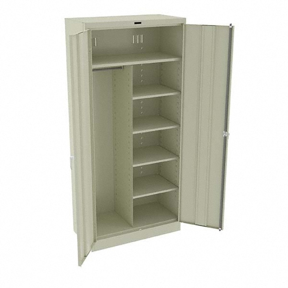 Tennsco 7814-PU Combination Storage Cabinet: 36" Wide, 18" Deep, 78" High