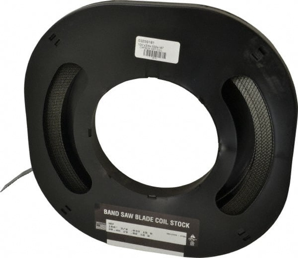 M.K. MORSE 164418100C-MSC Band Saw Blade Coil Stock: 3/4" Blade Width, 100' Coil Length, 0.032" Blade Thickness, Carbon Steel