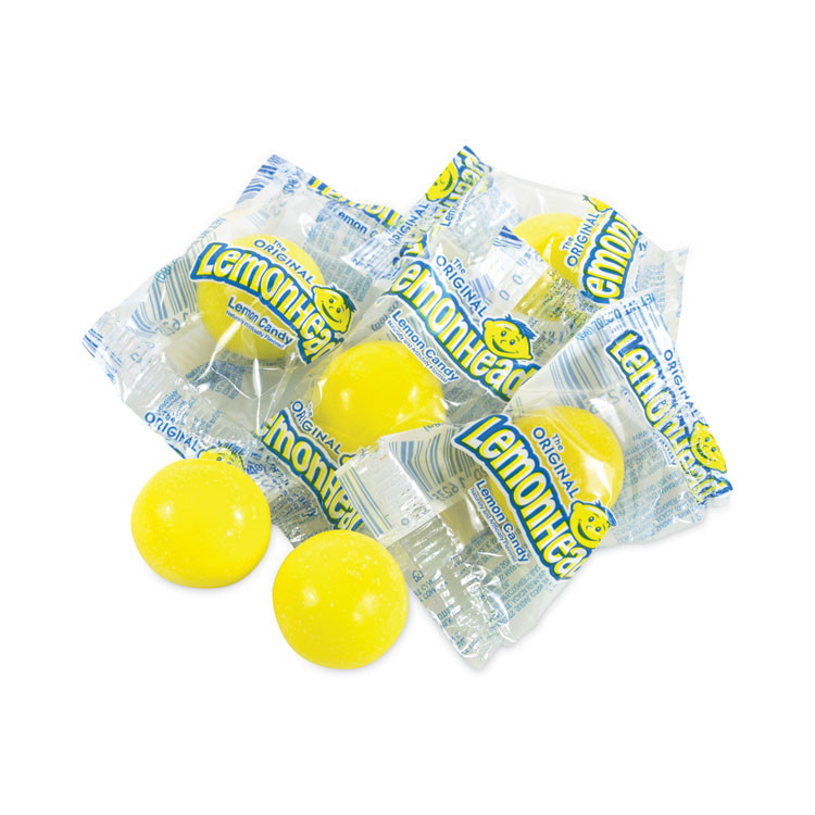 FERRARA CANDY CO LemonHead® 20900232 Lemon Candy, Individually Wrapped, 40.5 oz Tub, 150 Pieces