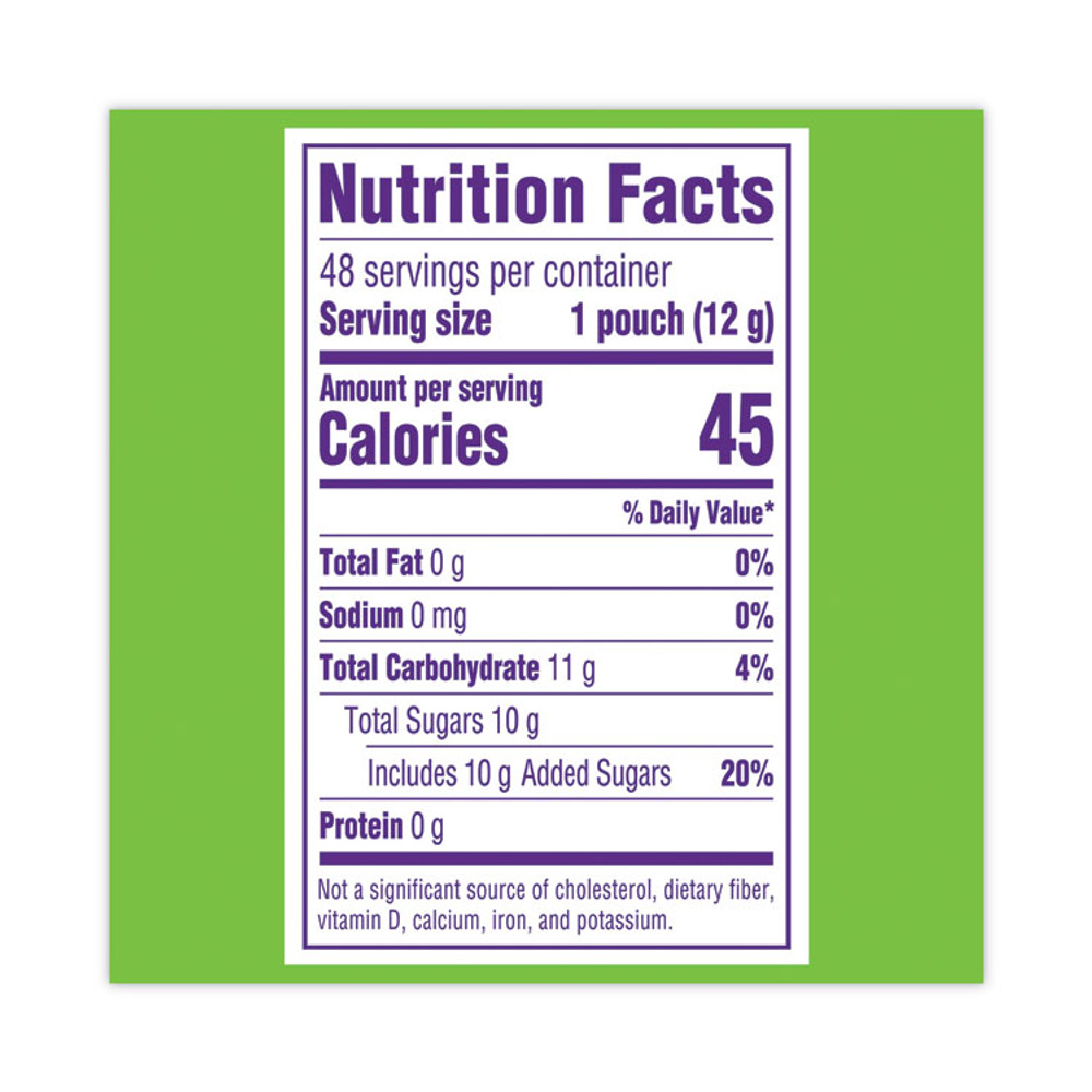 FERRARA CANDY CO Lik-m-aid® Fun Dip 20900166 Candy, Assorted Flavors, 0.43 oz Pouches, 48/Box