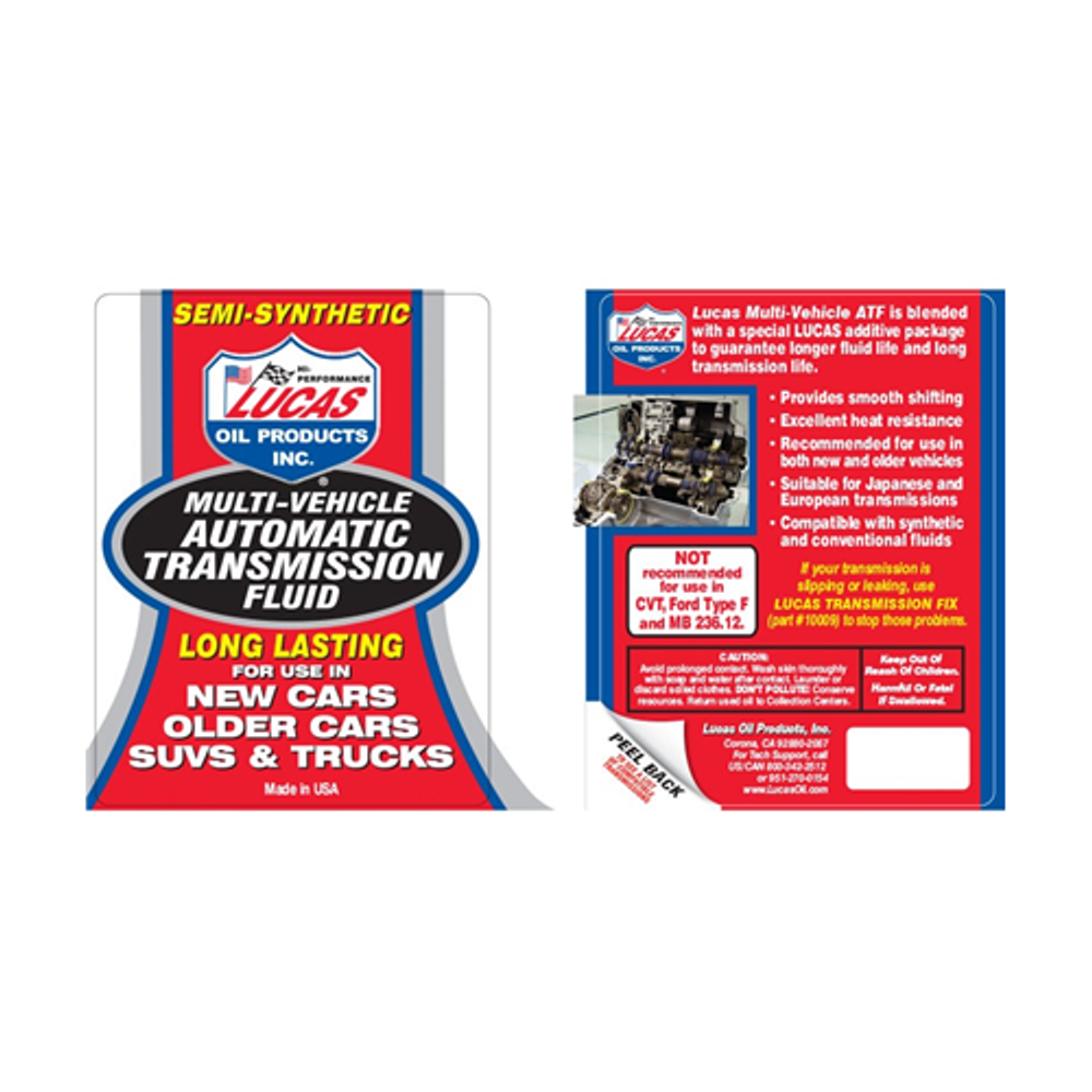 Lucas Oil 10424 Multi-Vehicle Automatic Transmission Fluid
