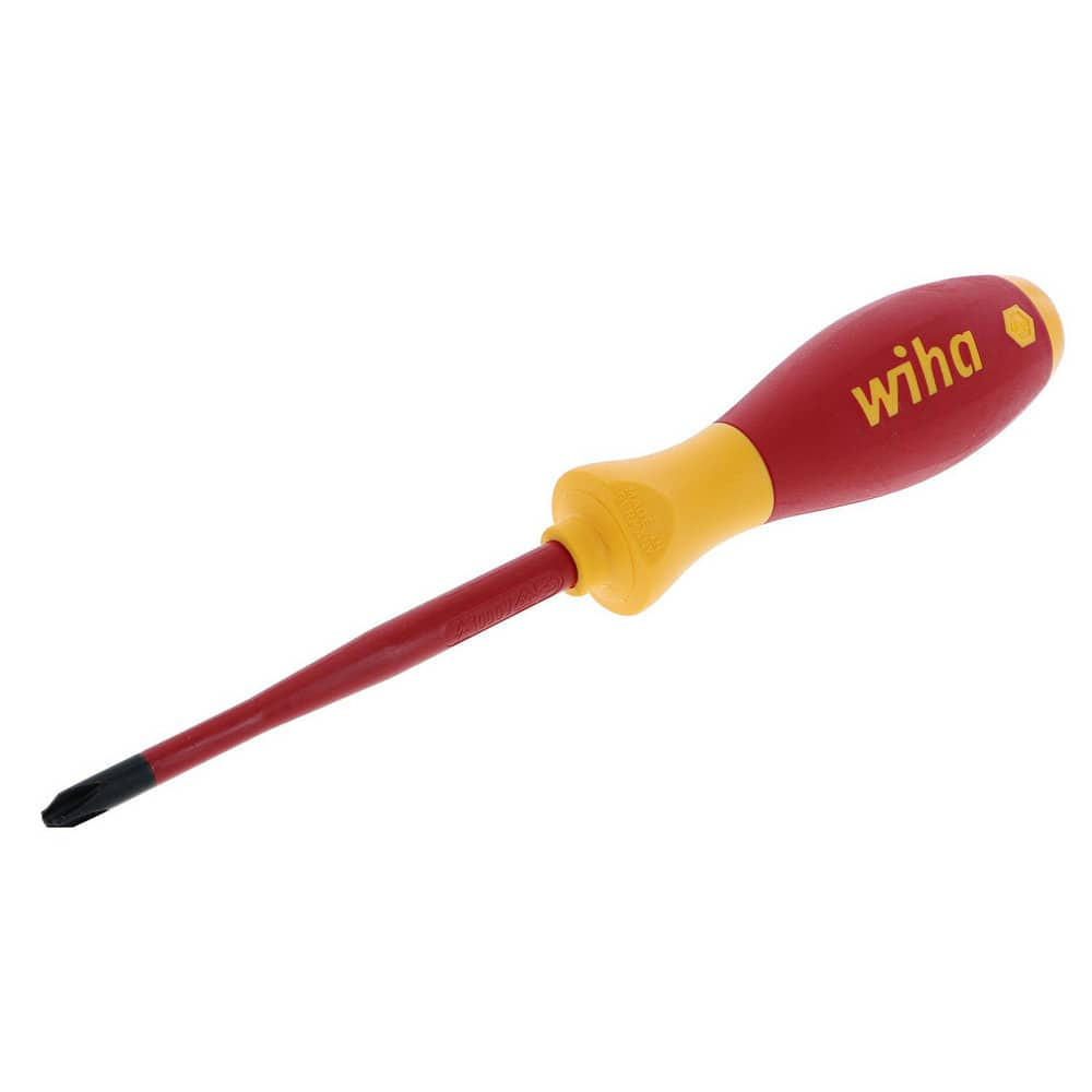 Wiha 30747 Precision & Specialty Screwdrivers; Tool Type: Slim Drive Screwdriver; Terminal Block Screwdriver ; Blade Length: 4 ; Overall Length: 8.60 ; Shaft Length: 3.94in ; Handle Length: 4.25in ; Handle Color: Red; Yellow