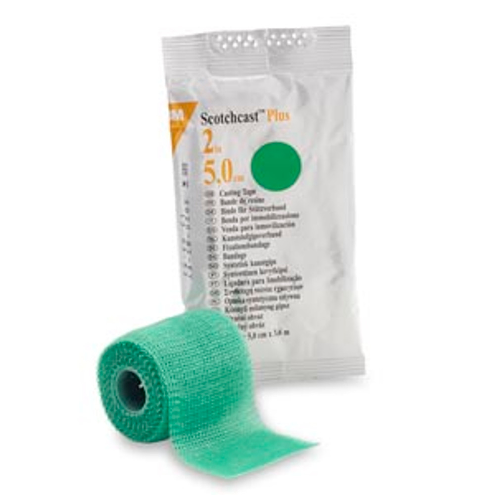 Solventum Corporation  82002G Plus Casting Tape, 2" x 4 yds, Green, 10/cs (Continental US+HI Only)