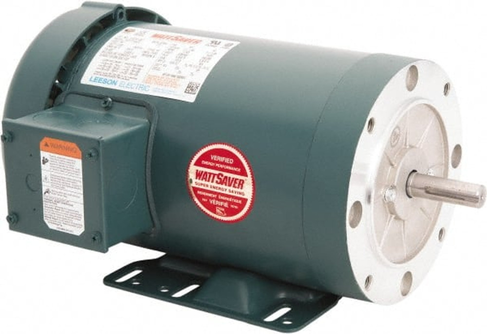 Leeson 116747.00 Premium Efficient AC Motor: TEFC Enclosure