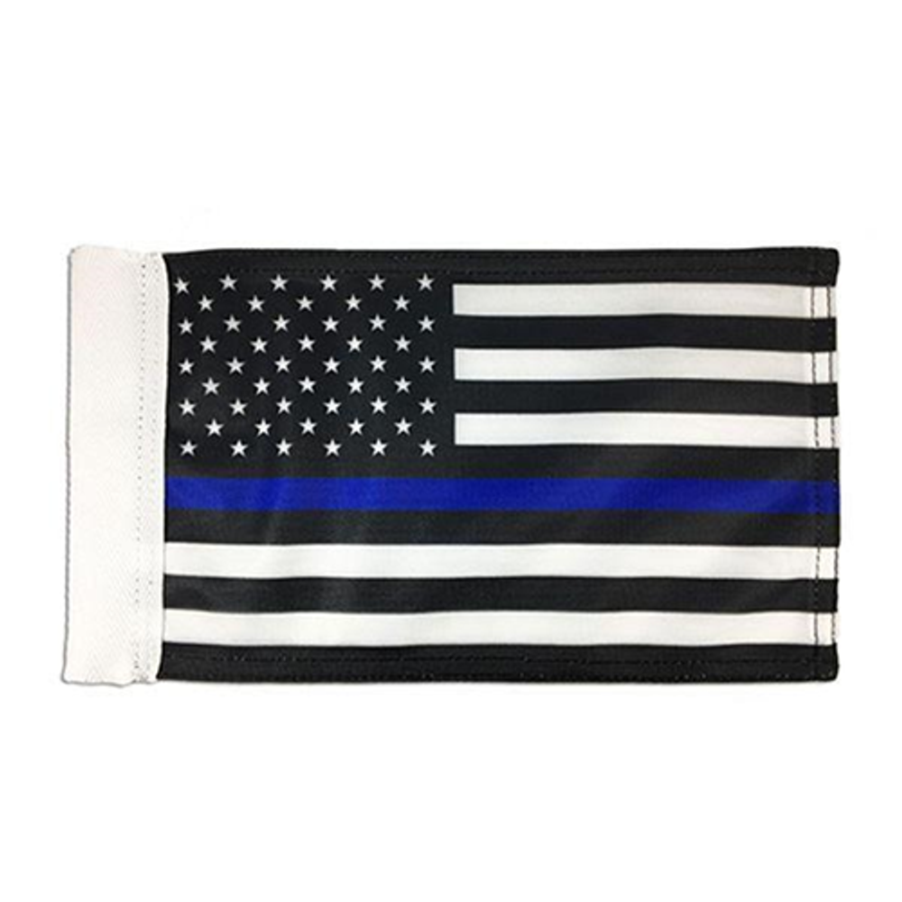 Thin Blue Line TBL-AM-MOT Thin Blue Line American Motorcycle Flag, 6 x 9 Inches