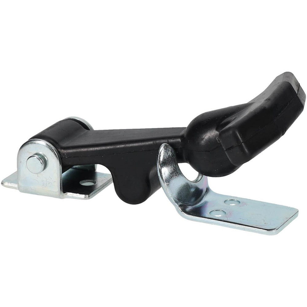 Value Collection F35MXXXXZNKT Hood Door Latch: 2-13/32" OAW, 1-1/8" OAH, Rubber & Steel, Zinc-Plated