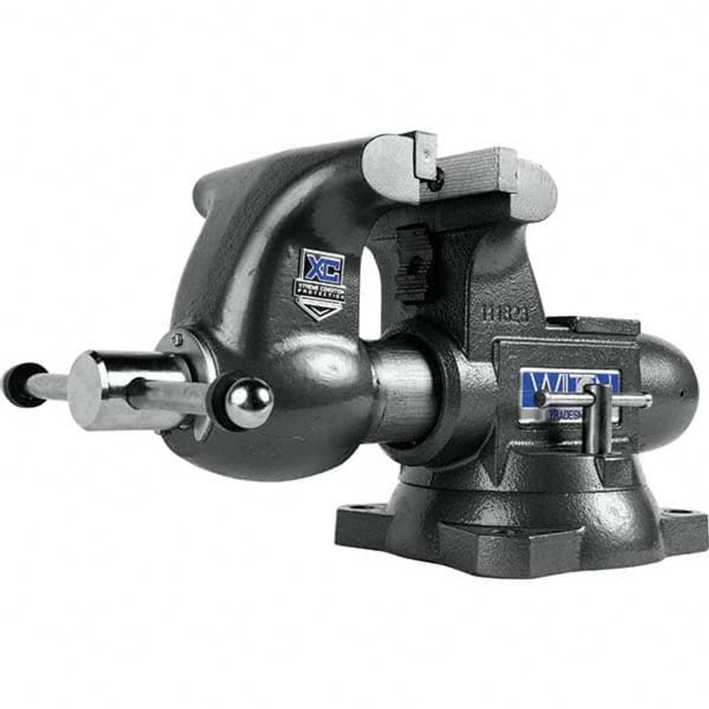 Wilton 28842 Bench & Pipe Combination Vise: 4-1/4" Jaw Opening, 4-1/4" Throat Depth