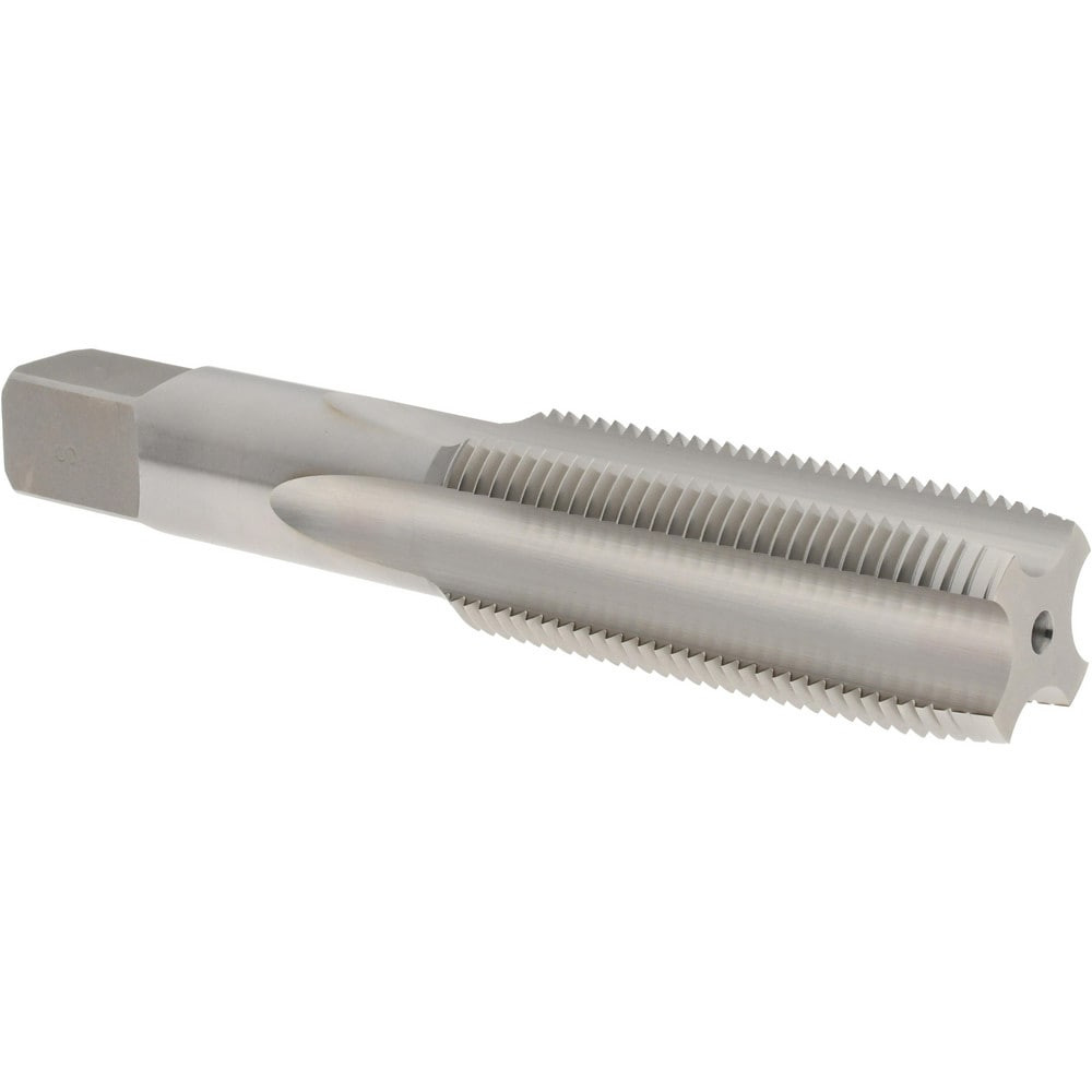 Hertel K014643AS Straight Flute Tap: 7/8-14 UNF, 4 Flutes, Plug, High Speed Steel, Bright/Uncoated