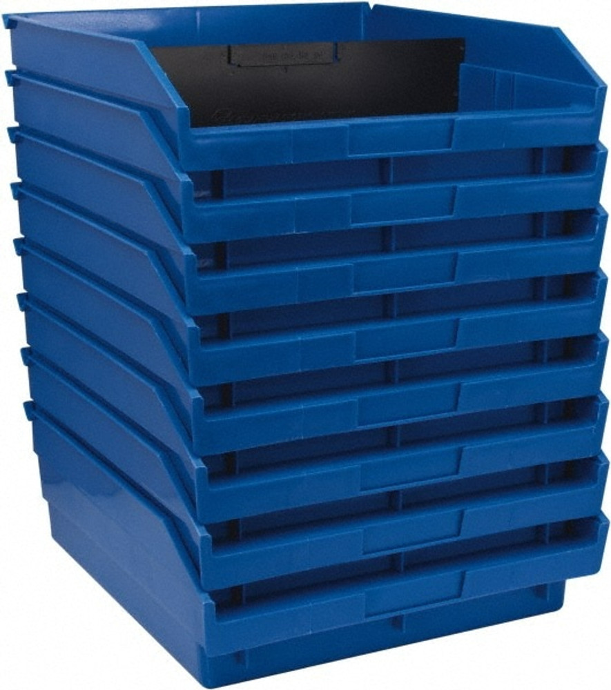 Quantum Storage QSB109BLCS Plastic Hopper Shelf Bin: Blue