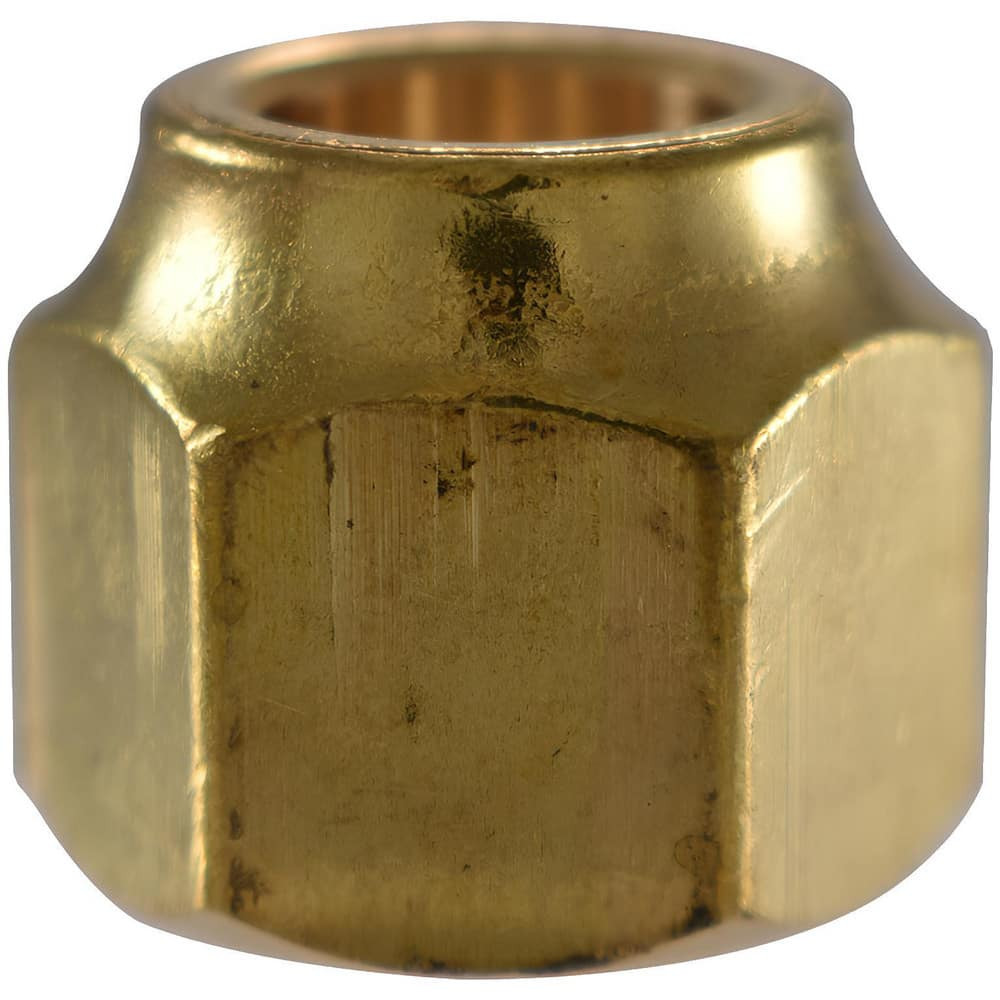 CerroBrass P-NS4-6 Brass Flared Tube Refrigeration Nut: 3/8" Tube OD, 45 ° Flared Angle