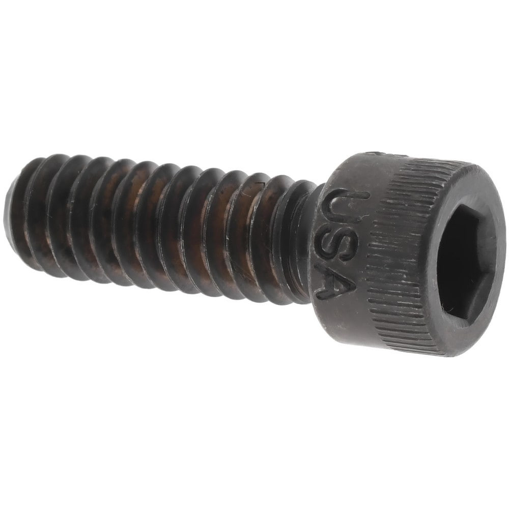 MSC 25C75KCS/P Socket Cap Screw: 1/4-20, 3/4" Length Under Head, Socket Cap Head, Hex Socket Drive, Alloy Steel, Black Oxide Finish