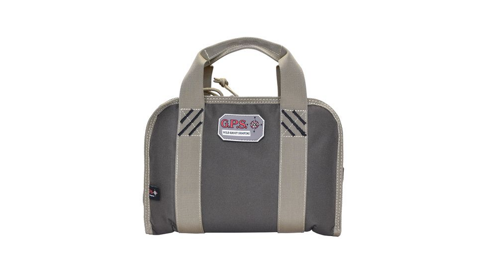 GPS GPS-1105PCRK Double Compact Pistol Case w/ Mag Storage & Dump Cup