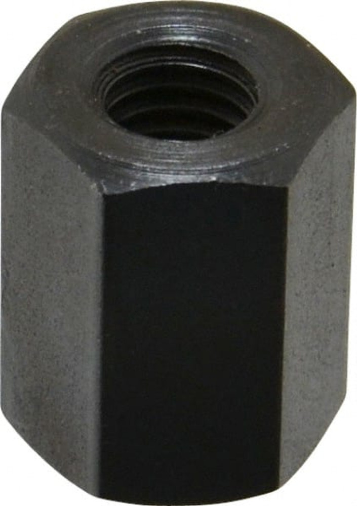 TE-CO 61502 M8x1.25 Metric Coarse, 19mm OAL Steel Standard Coupling Nut