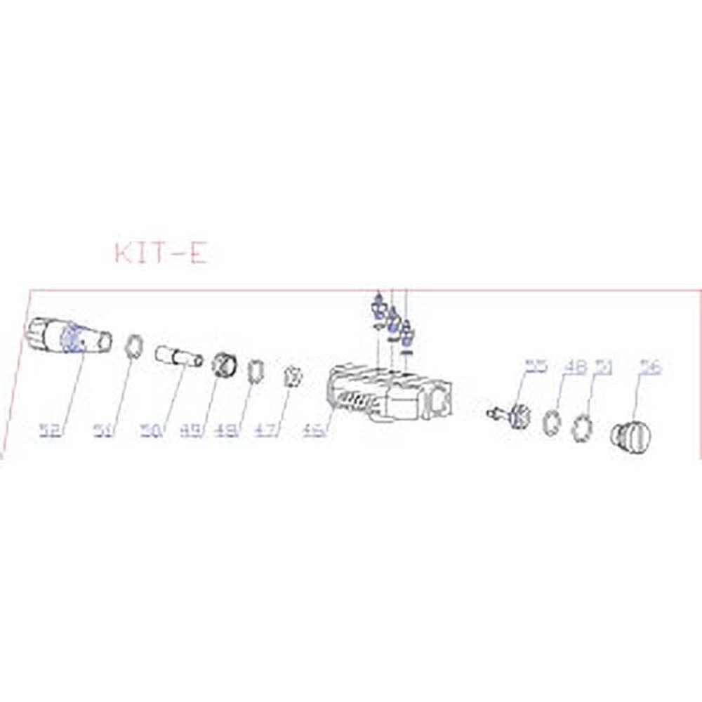 RivetKing. RK8000LS-BPKE 3 to 6" Air Valve Kit for Rivet Tool