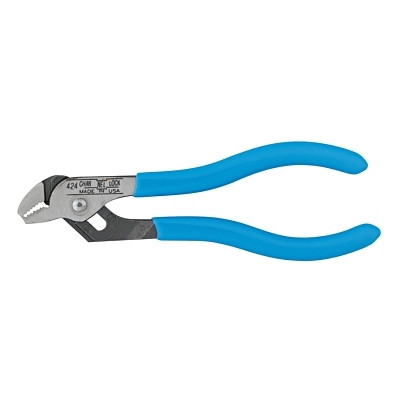 Channellock® Tongue and Groove Pliers, 4.50 in OAL, 3 Adjustments, 424 Straight