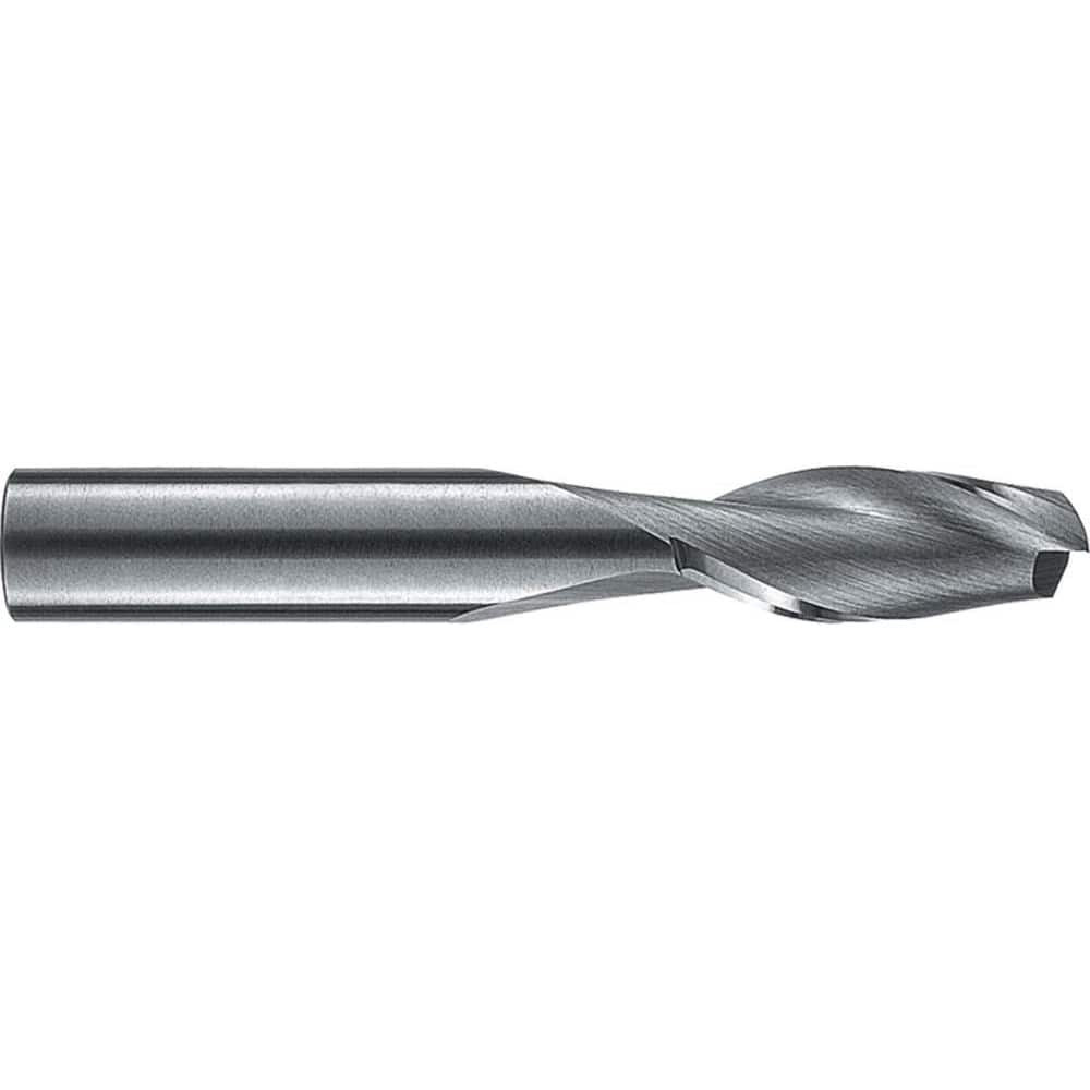 RobbJack NR-204-12 Square End Mill: 3/8'' Dia, 7/8'' LOC, 3/8'' Shank Dia, 2-1/2'' OAL, 2 Flutes, Solid Carbide