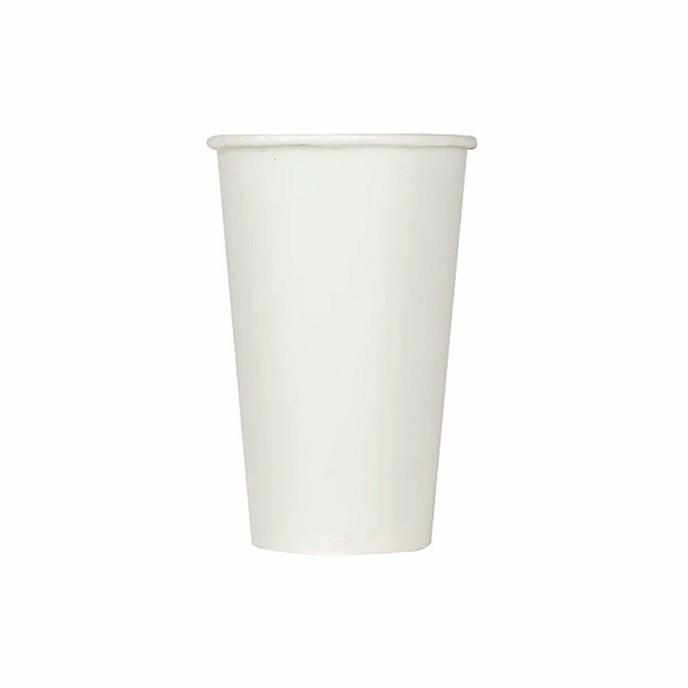 KARAT BY LOLLICUP CKCP16W Double Poly Paper Cold Cups, 16 oz, White, 1,000/Carton