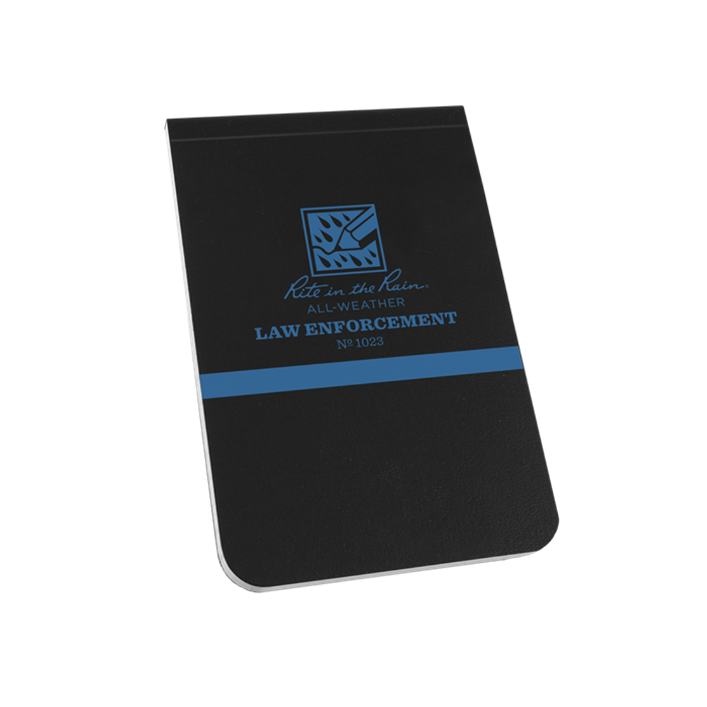 Rite in the Rain 1023 Thin Blue Line All-Weather Notebook (3.25'' x 5.25'')