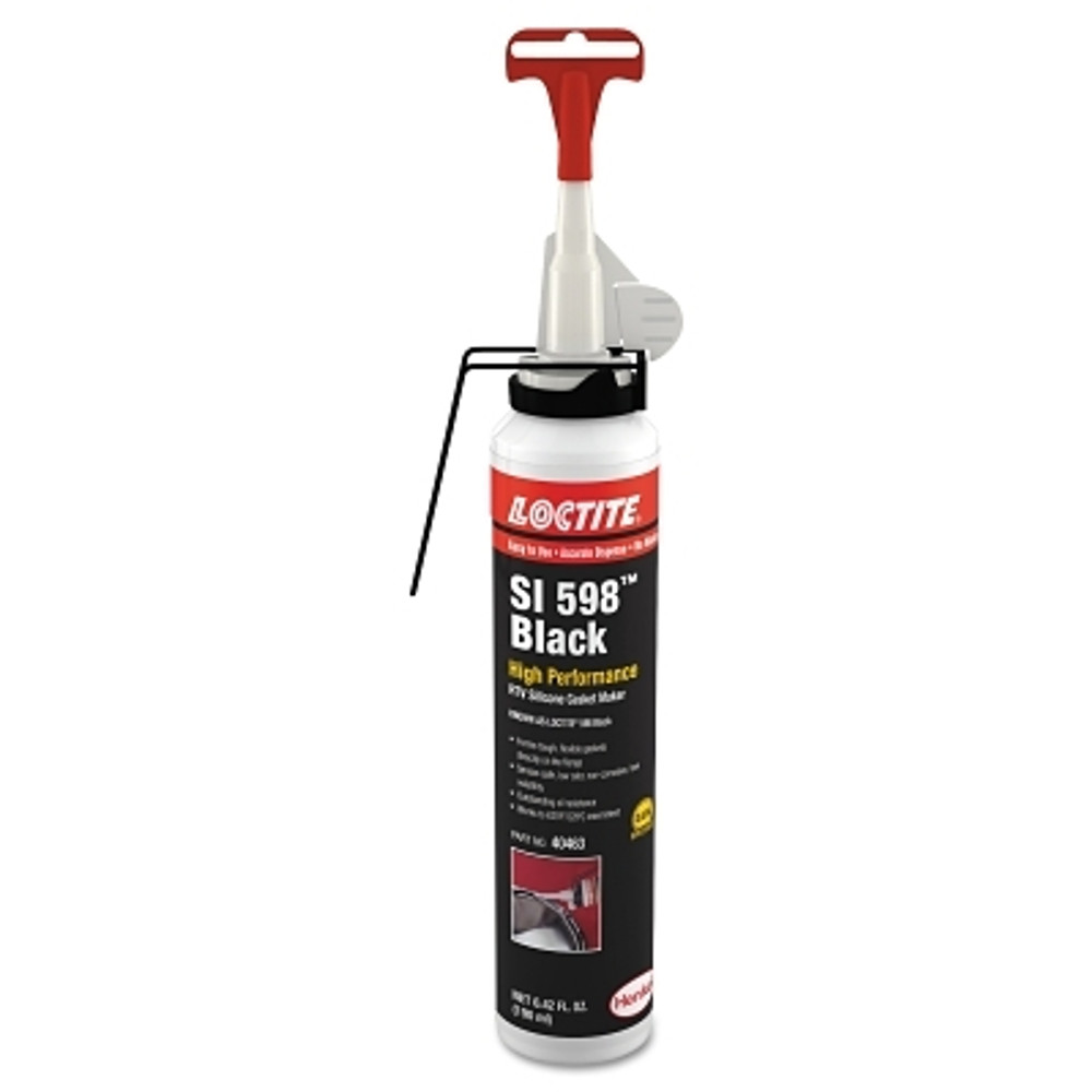 Henkel Corporation Loctite® 743518 598™ Black High Performance RTV Silicone Gasket Maker, 6.42 oz Power Can