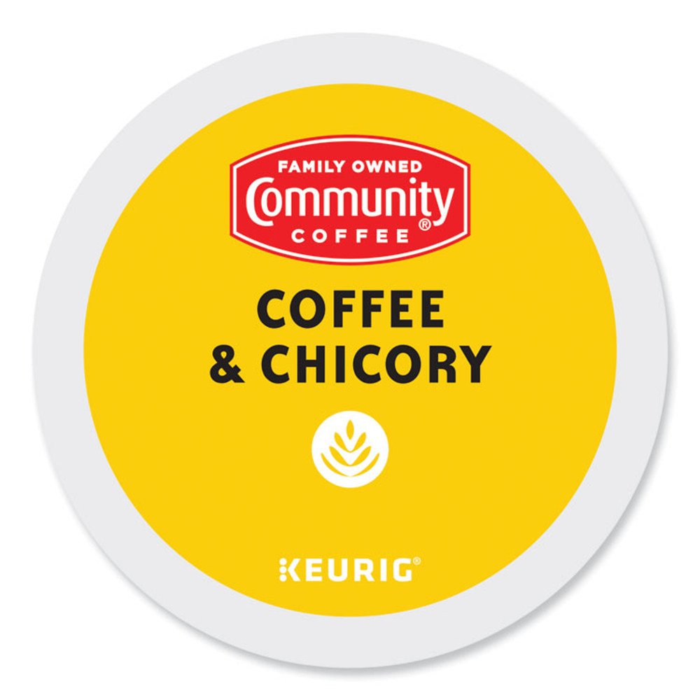 KEURIG DR PEPPER Community Coffee® 6414CC Coffee and Chicory K-Cup, 24/Box
